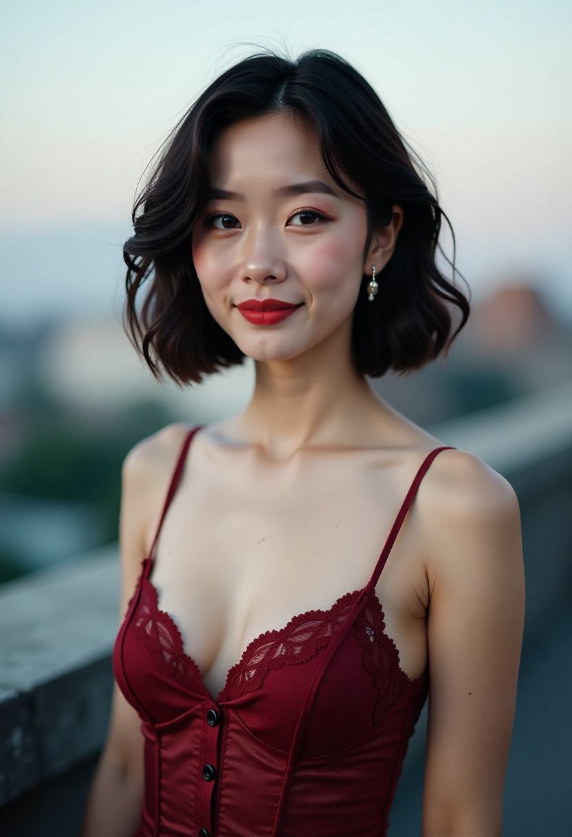 老虎行走在竹林间